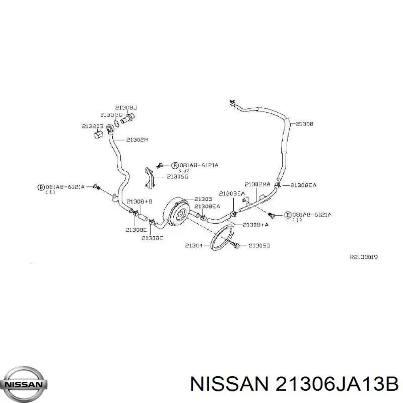 Купить 21306JA13B Nissan/Infiniti 