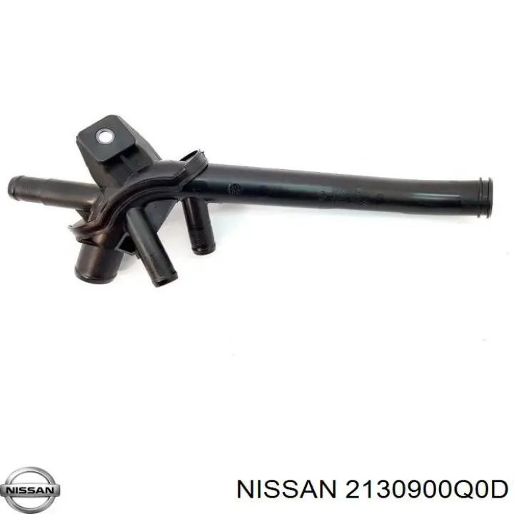 Патрубок системи охолодження 2130900Q0D Nissan