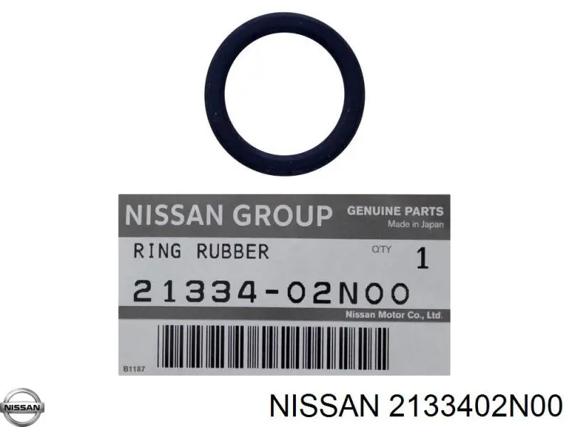 2133402N00 Nissan vedante de adaptador do filtro de óleo