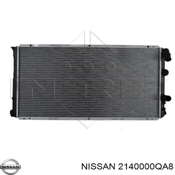 2140000QA8 Nissan радиатор