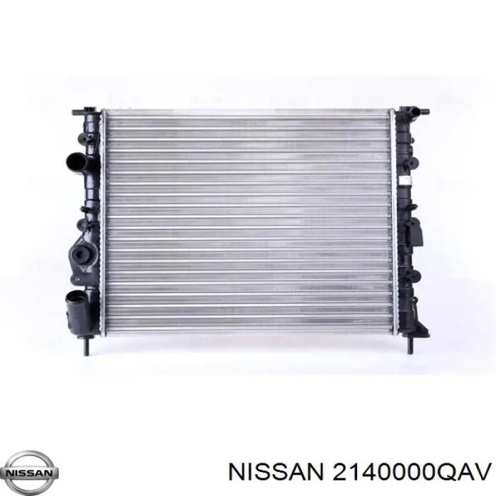 2140000QAV Nissan радиатор