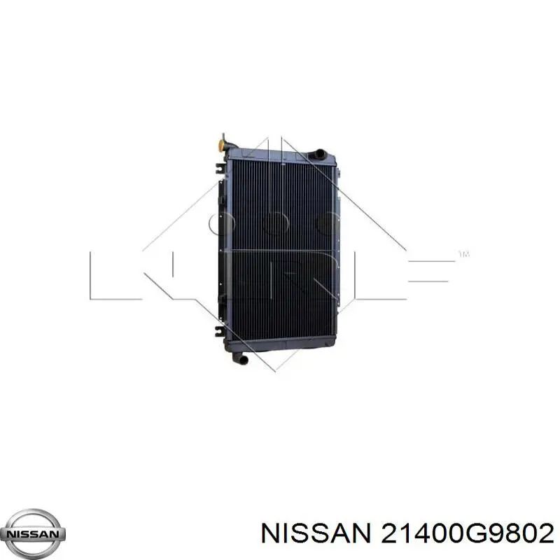 21400G9802 NISSAN Radiador original y equivalente