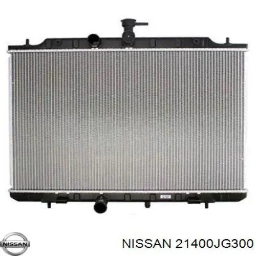 21400JG300 Nissan radiador de esfriamento de motor