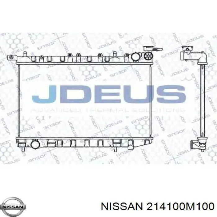 Радиатор 214100M100 Nissan