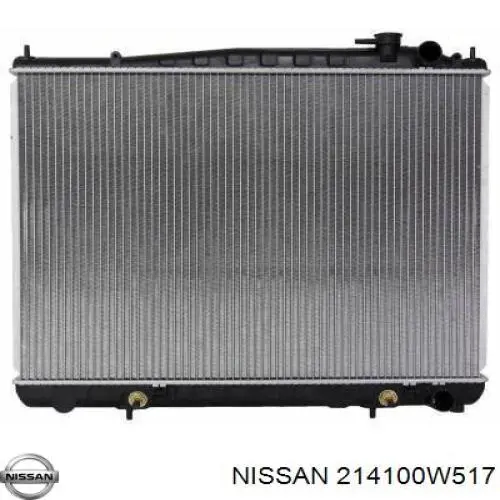 Радиатор охлаждения двигателя Nissan/Infiniti 214100W517 цена, от 111.38 USD