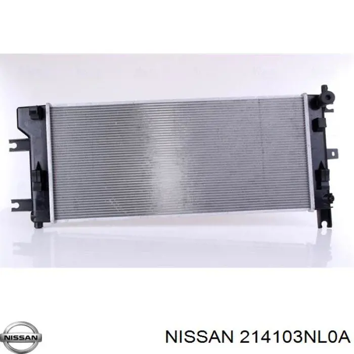 Радиатор охлаждения двигателя на Nissan Leaf  ZE0E