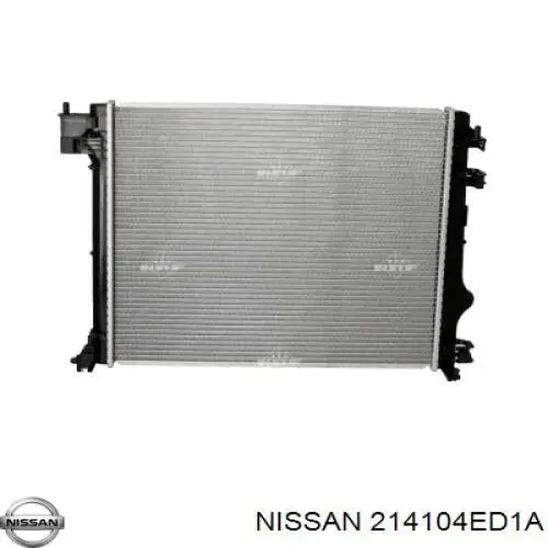 214104ED1A Nissan радиатор