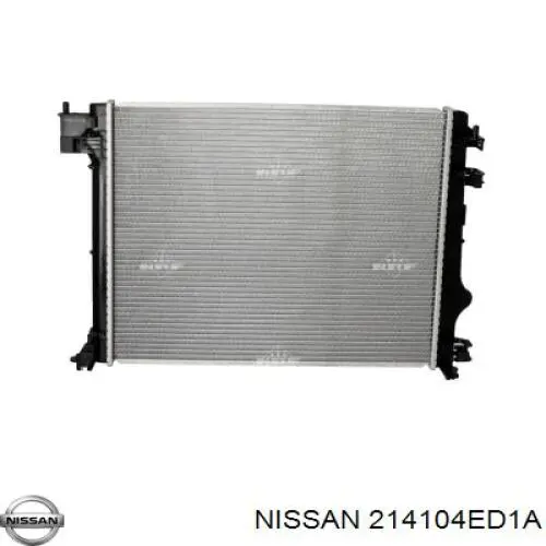 214104ED1A Nissan radiador de esfriamento de motor