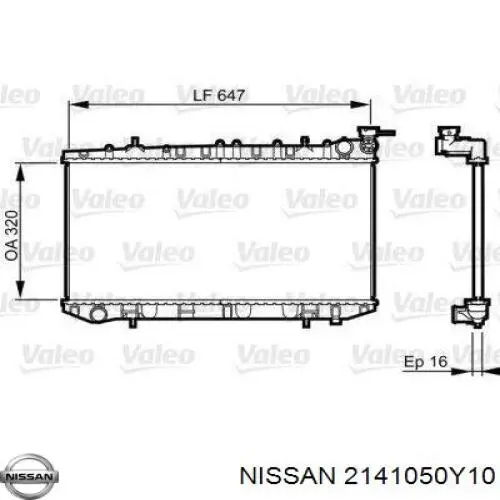 2141050Y10 Nissan/Infiniti Радиатор основной