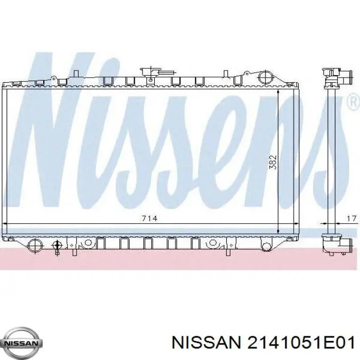 Радиатор охлаждения двигателя Nissan/Infiniti 2141032R00 цена, от 890.74 USD