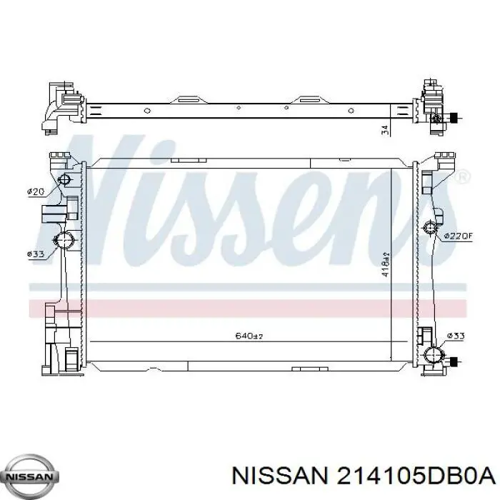  214105DB0A Nissan