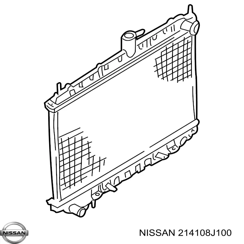 Радиатор охлаждения двигателя Nissan/Infiniti 214108J100 цена, от 65.88 USD