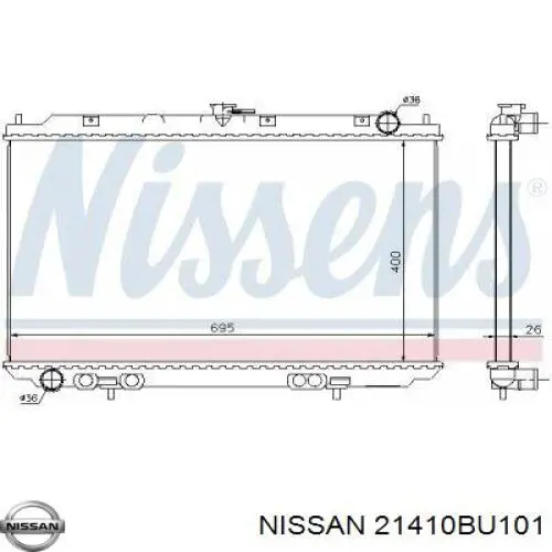 Радиатор охлаждения двигателя Nissan/Infiniti 21410BU101 цена, от 145.91 USD