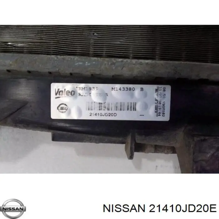 21410JD20E Nissan/Infiniti Радиатор основной