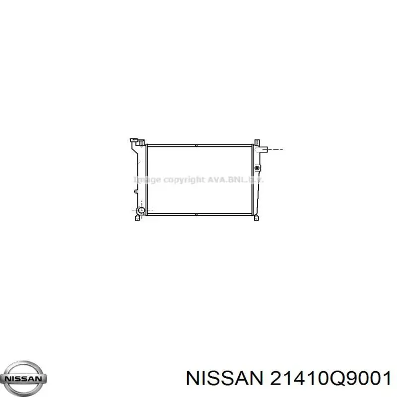 Радиатор 21410Q9001 Nissan