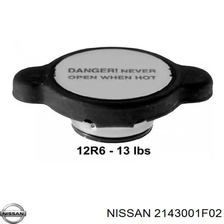 Крышка (пробка) радиатора Nissan 2143001F02