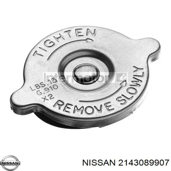 2143089907 Nissan крышка (пробка радиатора)
