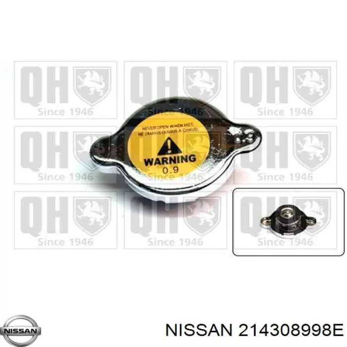 Крышка/пробка радиатора Nissan JUKE JPN хэтчбек (F15) (2010 - 2019) цена, от 3.67 USD
