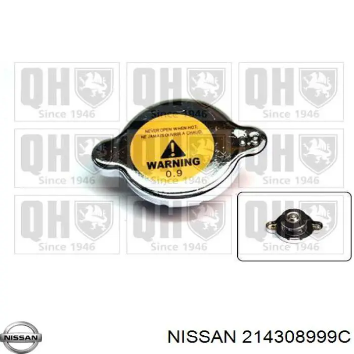 Крышка (пробка) радиатора Nissan 214308999C