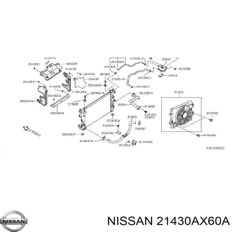  21430AX60A Nissan