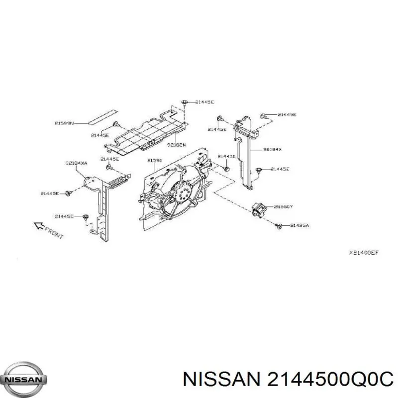  2144500Q0C Nissan