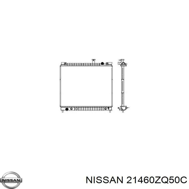 214609FD1B Nissan radiador de esfriamento de motor