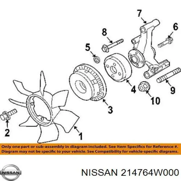  214764W000 Nissan/Infiniti