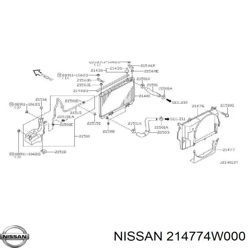  214774W000 Nissan