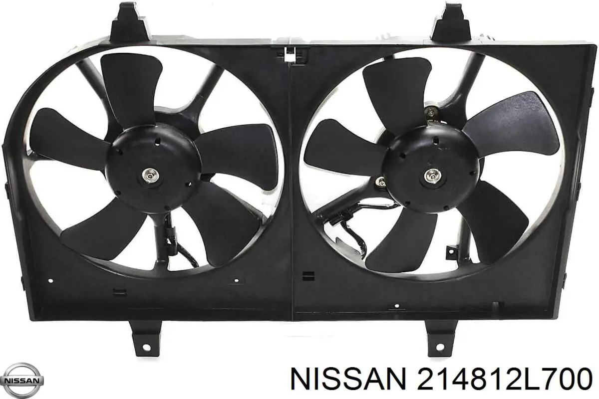 214812L700 Nissan электровентилятор охлаждения в сборе (мотор+крыльчатка)