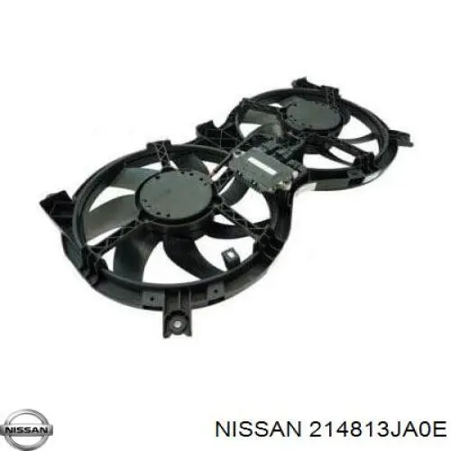 Диффузор радиатора охлаждения в сборе с крыльчаткой Nissan/Infiniti 214813JA0E