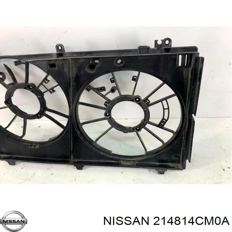 214814CM0A Nissan difusor do radiador de esfriamento, montado com motor e roda de aletas