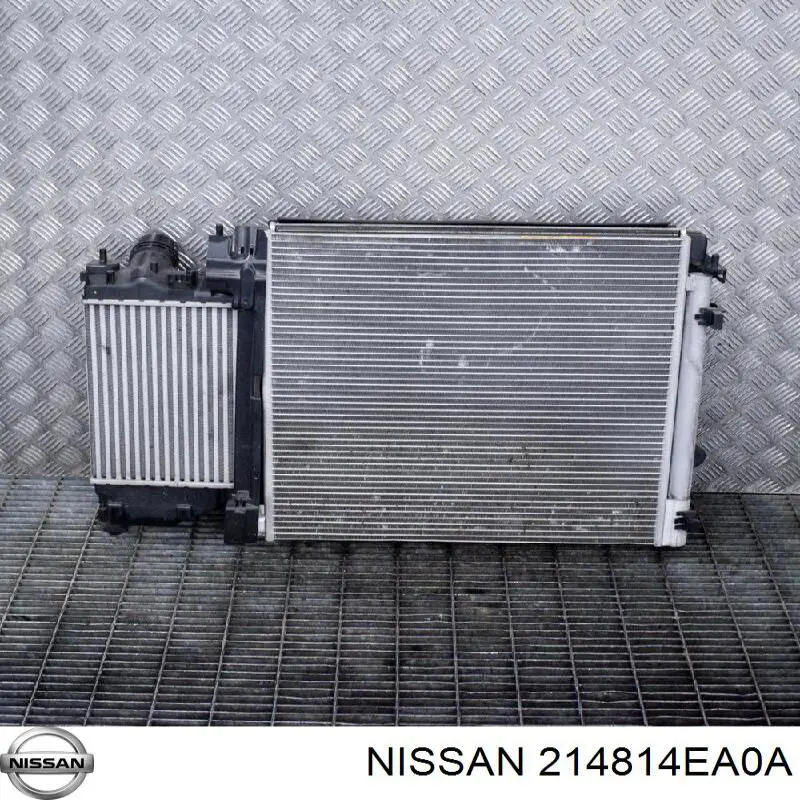214814EA0A Nissan/Infiniti Диффузор радиатора охлаждения в сборе с мотором