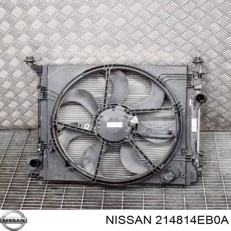 Диффузор вентилятора в сборе с мотором и крыльчаткой 214814EB0A Nissan/Infiniti