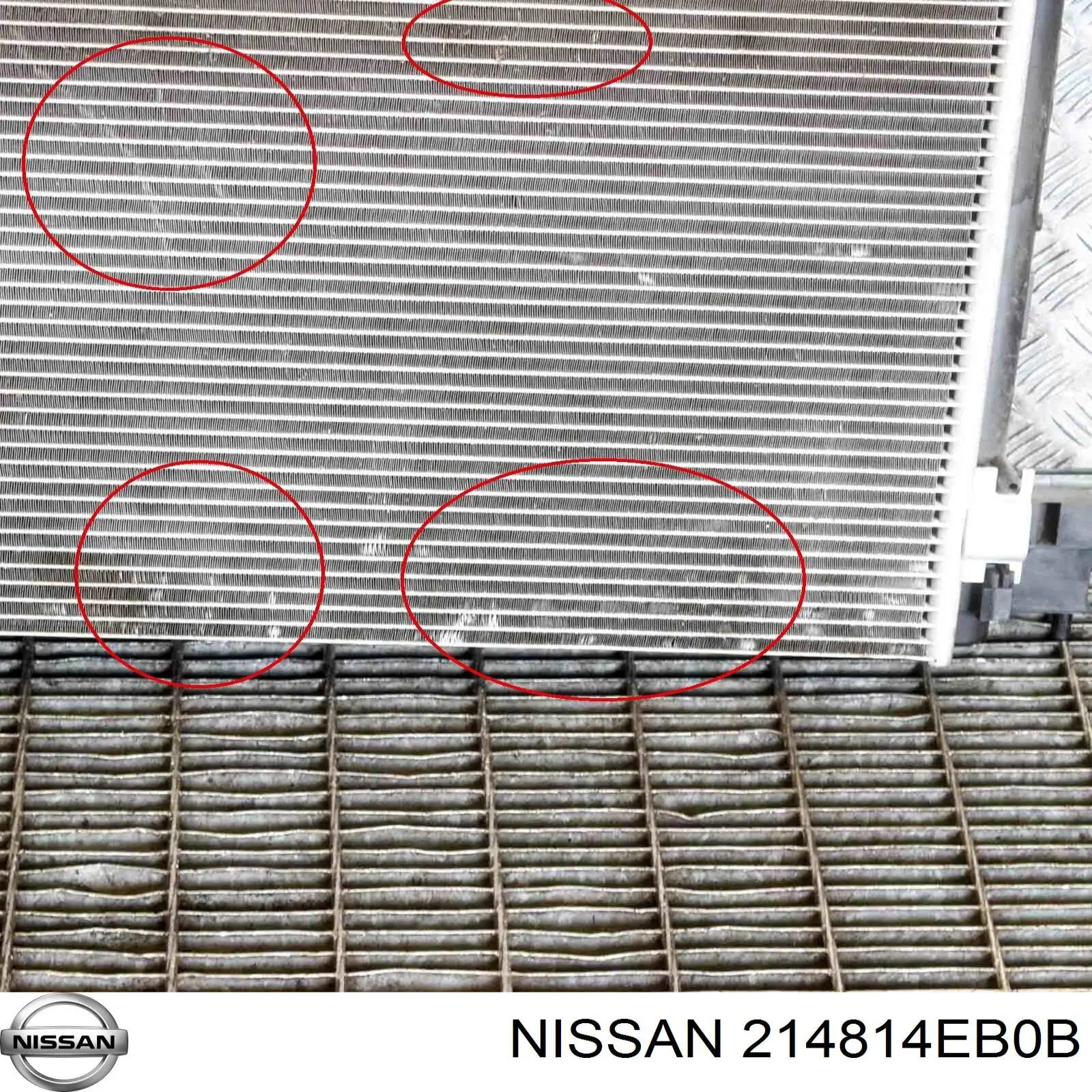 Диффузор вентилятора в сборе с мотором и крыльчаткой 214814EB0B Nissan/Infiniti