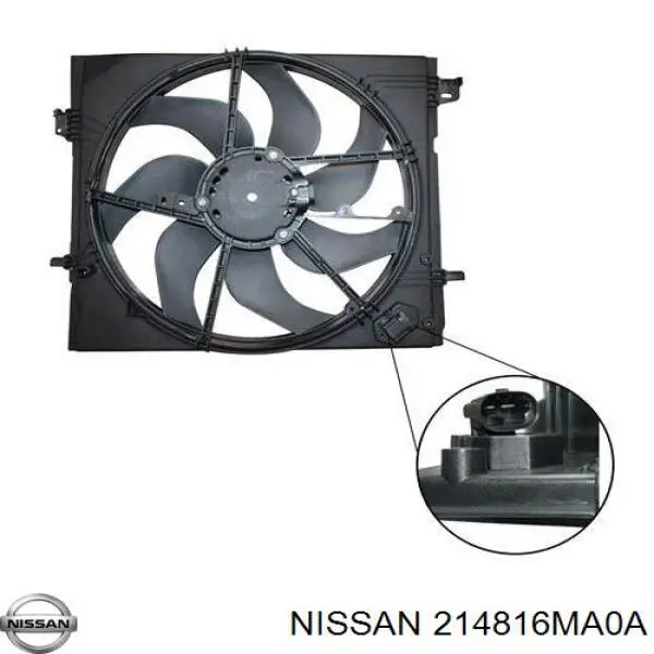 214819427R RENAULT Ventilador de radiador original y equivalente