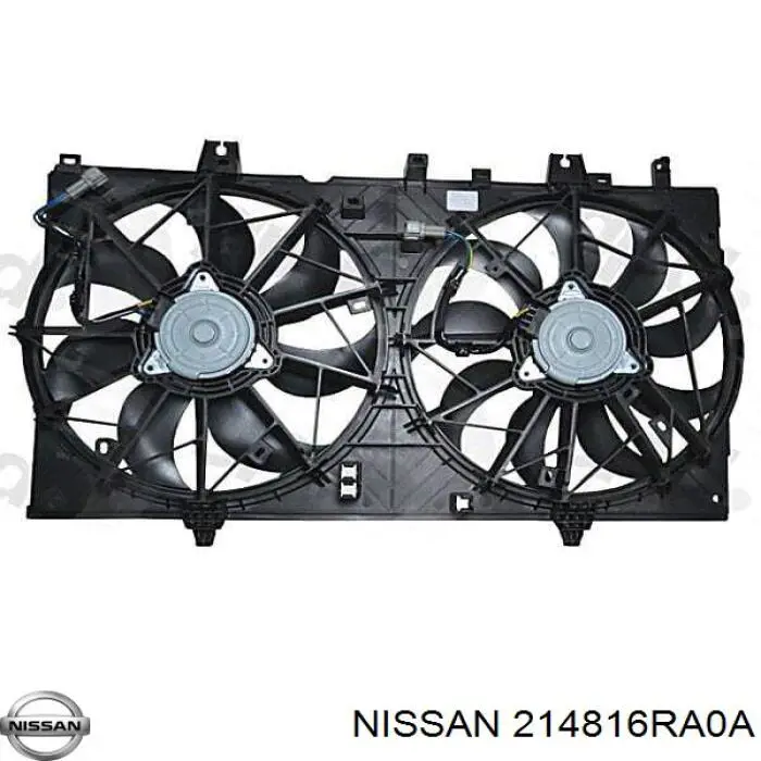 214816RA0A Nissan/Infiniti Диффузор радиатора охлаждения в сборе с мотором