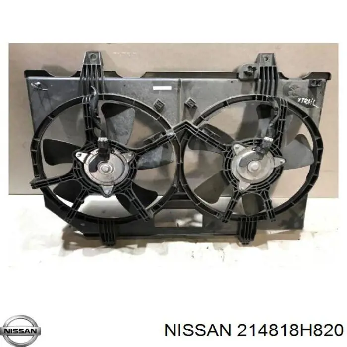 214818H820 Nissan электровентилятор охлаждения в сборе (мотор+крыльчатка)