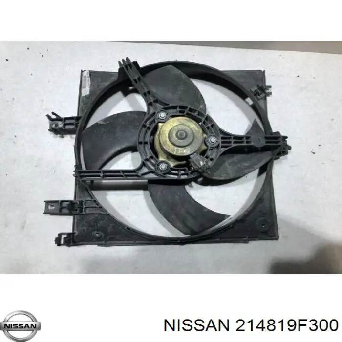 Диффузор вентилятора в сборе с мотором и крыльчаткой 214819F000 Nissan/Infiniti