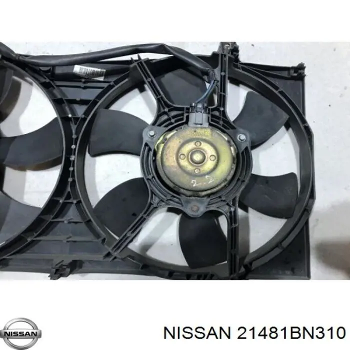 21481BN300 Nissan электровентилятор охлаждения в сборе (мотор+крыльчатка)