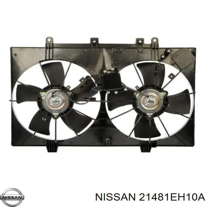 21481EH10A Nissan электровентилятор охлаждения в сборе (мотор+крыльчатка)