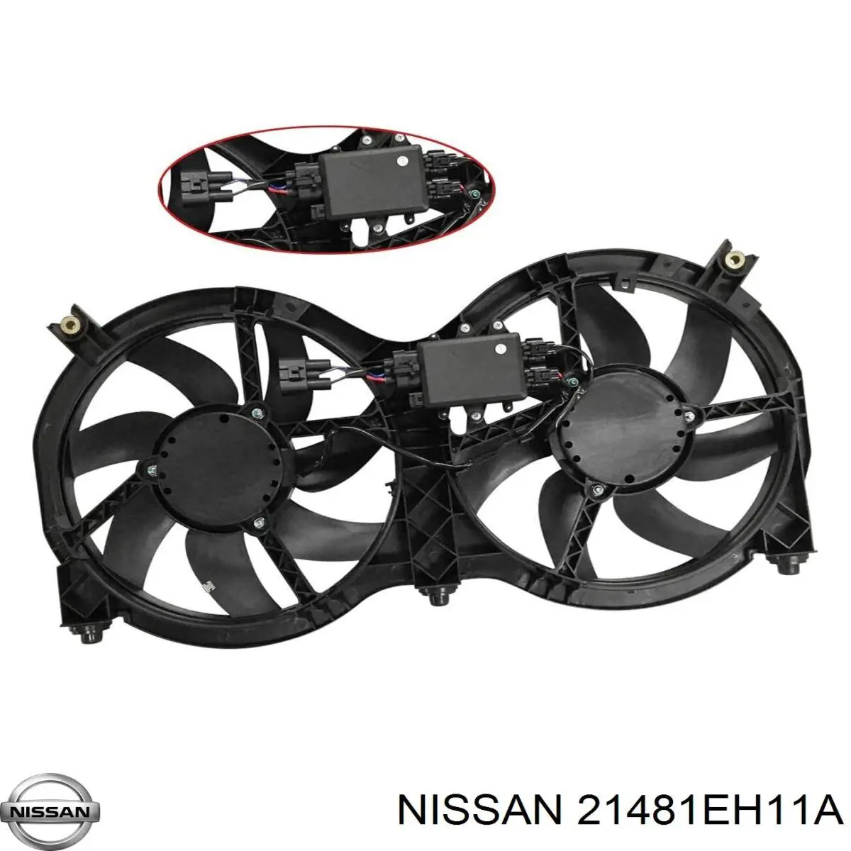 21481EH11A Nissan/Infiniti Вентилятор радиатора