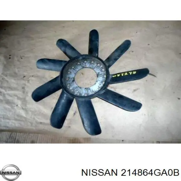 Купить 214864GA0B Nissan/Infiniti Вентилятор (крыльчатка) радиатора охлаждения правый