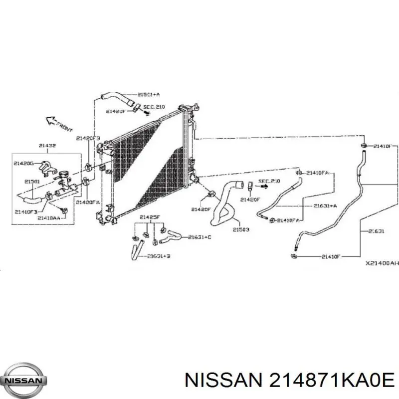 214871KA0A Nissan 