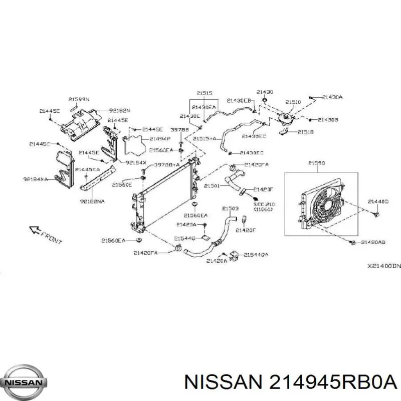  214945RB0A Nissan