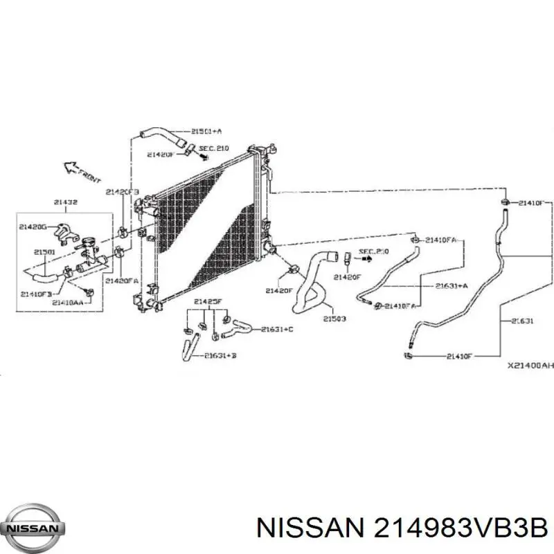  214983VB3B Nissan