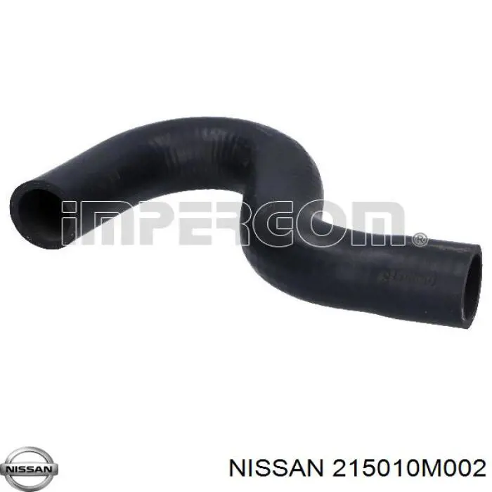 215010M002 Nissan шланг (патрубок радиатора охлаждения верхний)
