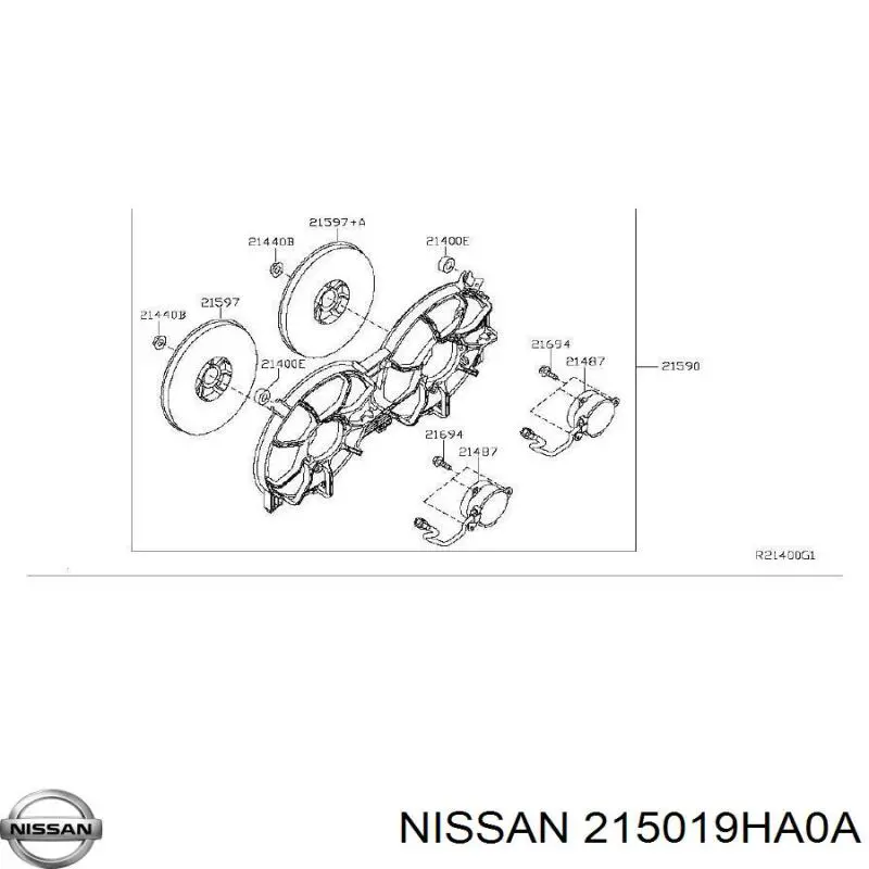  215019HA0A Nissan