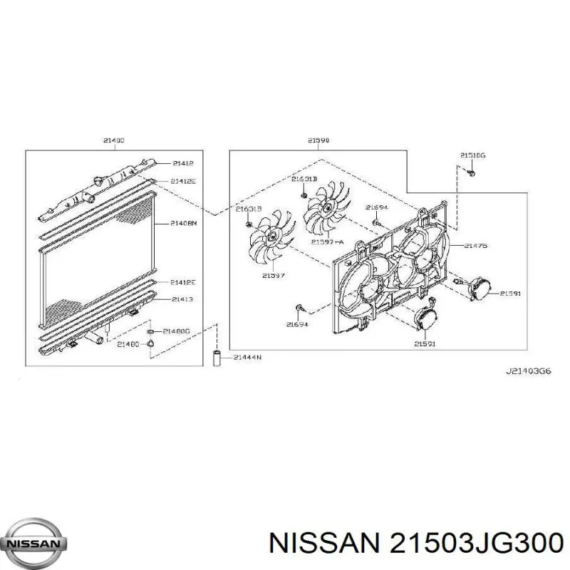 21503JG300 Nissan