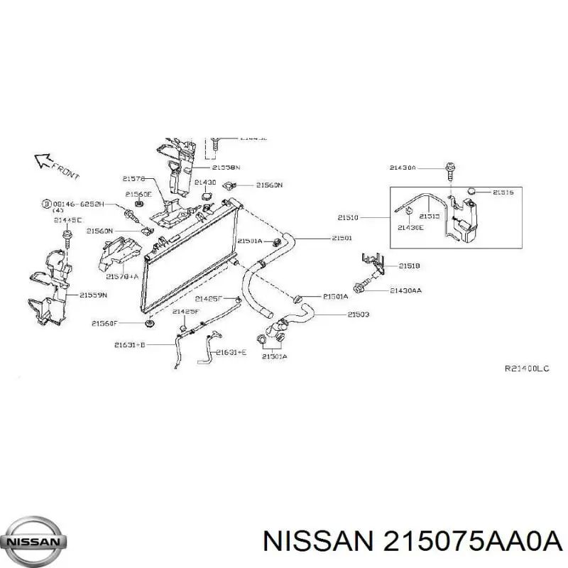  215075AA0A Nissan