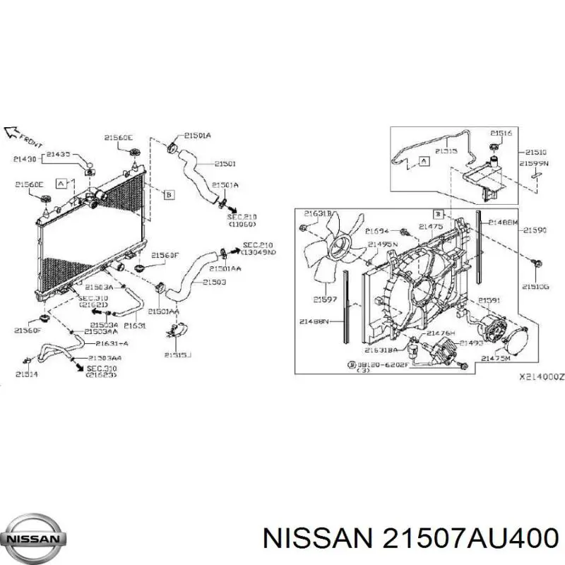 21507AU400 Nissan/Infiniti